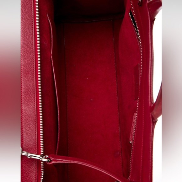 Saint Laurent YSL Small Cabas Rive Gauche 2Way Top Handle Tote Bag Purse - Picture 7 of 17